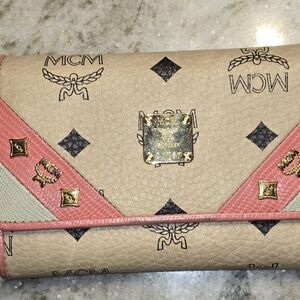 MCM Beige and Pink Women's Bag